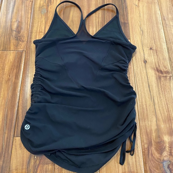 LULULEMON FULL FREEDOM TANK ~ BLACK ~ Side Ruche - Picture 6 of 9